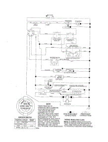 Schematic-Tractor parts for Poulan Riding Mower Tractor HD20H42 from AppliancePartsPros.com