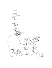 Steering Assembly parts for Poulan Riding Mower Tractor HD21H42 from AppliancePartsPros.com