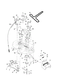 Mower Deck parts for Poulan Riding Mower Tractor HD21H42 from AppliancePartsPros.com