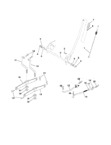 Mower Lift parts for Poulan Riding Mower Tractor HD21H42 from AppliancePartsPros.com