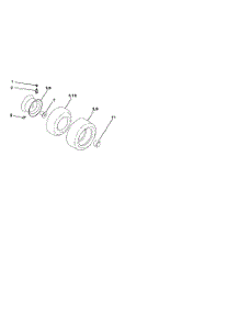 Wheels And Tires parts for Poulan Riding Mower Tractor HD21H42 from AppliancePartsPros.com