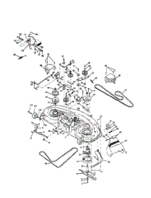 Mower Deck parts for Poulan Riding Mower Tractor HDC185H46A from AppliancePartsPros.com