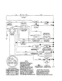 Schematic Diagram parts for Poulan Riding Mower Tractor HDC185H46A from AppliancePartsPros.com