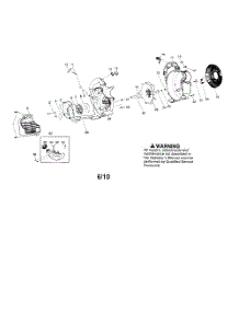 Impeller  /  Scroll  /  Handle parts for Poulan Leaf Blower MC200VS from AppliancePartsPros.com