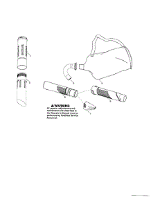 Tubes  /  Vac Bag parts for Poulan Leaf Blower MC200VS from AppliancePartsPros.com