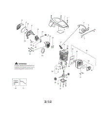 Shield  /  Cylinder  /  Crankshaft parts for Poulan Chainsaw P3314WS TYPE 2 from AppliancePartsPros.com