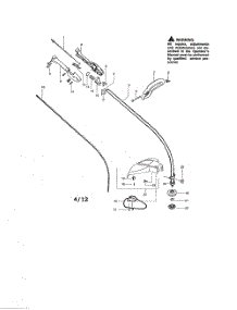 Drive Shaft  /  Handle  /  Shield parts for Poulan Grass Line Trimmer P3500 TYPE 2 from AppliancePartsPros.com