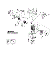 Shield  /  Cylinder  /  Crankshaft parts for Poulan Chainsaw P3818AV TYPE 1 from AppliancePartsPros.com