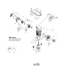 Shield  /  Cylinder  /  Crankshaft parts for Poulan Chainsaw P4018WT from AppliancePartsPros.com