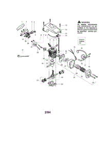 Cylinder Shield  /  Cylinder parts for Poulan Chainsaw PATRIOT 1900 from AppliancePartsPros.com
