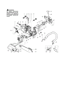 Chain  /  Bar  /  Handle  /  Fan Housing parts for Poulan Chainsaw PATRIOT 1900 from AppliancePartsPros.com