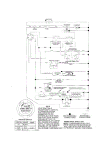 Schematic-Tractor parts for Poulan Riding Mower Tractor PB1638LT from AppliancePartsPros.com