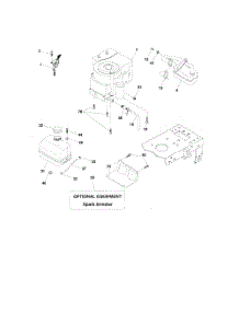 Engine parts for Poulan Riding Mower Tractor PB18542LT from AppliancePartsPros.com