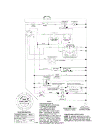 Schematic-Tractor parts for Poulan Riding Mower Tractor PB185H42LT from AppliancePartsPros.com
