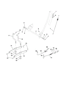 Mower Lift parts for Poulan Riding Mower Tractor PB185H42LT from AppliancePartsPros.com