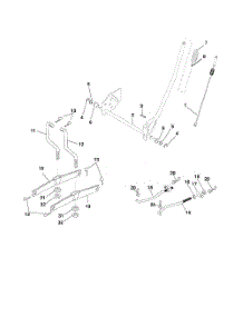 Mower Lift parts for Poulan Riding Mower Tractor PB185H42LT from AppliancePartsPros.com