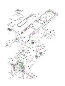 Drive parts for Poulan Riding Mower Tractor PB195H42LT from AppliancePartsPros.com