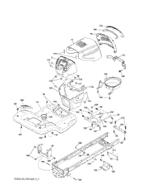 Chassis parts for Poulan Riding Mower Tractor PB195H42LT from AppliancePartsPros.com