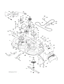 Mower Deck parts for Poulan Riding Mower Tractor PB195H42LT from AppliancePartsPros.com