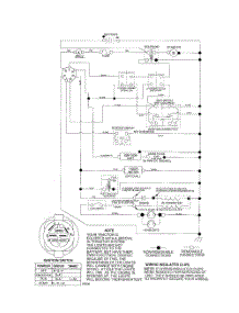 Schematic-Tractor parts for Poulan Riding Mower Tractor PB19H42LT from AppliancePartsPros.com