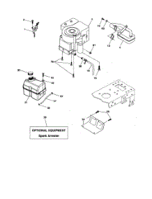 Engine parts for Poulan Riding Mower Tractor PB19H42LTS from AppliancePartsPros.com