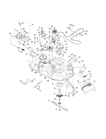Mower Deck parts for Poulan Riding Mower Tractor PB19H42YT from AppliancePartsPros.com