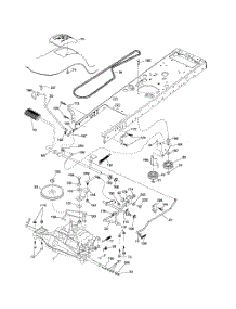 Drive parts for Poulan Riding Mower Tractor PB2042YT from AppliancePartsPros.com