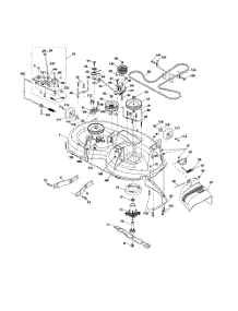 Mower Deck parts for Poulan Riding Mower Tractor PB20H42YT from AppliancePartsPros.com