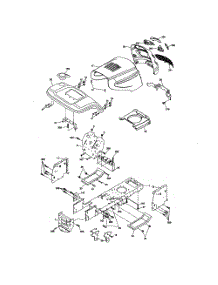 Chassis parts for Poulan Riding Mower Tractor PB20H42YT from AppliancePartsPros.com