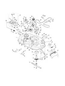 Mower Deck parts for Poulan Riding Mower Tractor PB22H42YT from AppliancePartsPros.com