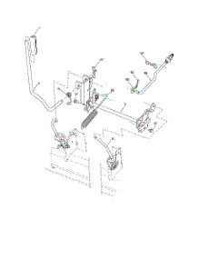 Mower Lift parts for Poulan Riding Mower Tractor PB22H42YT from AppliancePartsPros.com