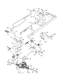 Drive parts for Poulan Riding Mower Tractor PB22H46YT from AppliancePartsPros.com