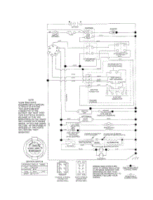 Schematic Diagram parts for Poulan Riding Mower Tractor PB22H46YT from AppliancePartsPros.com