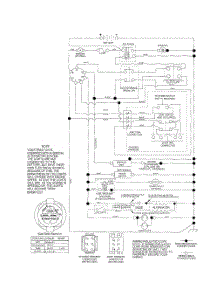 Schematic Diagram parts for Poulan Riding Mower Tractor PB22H46YT from AppliancePartsPros.com