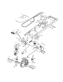Drive parts for Poulan Riding Mower Tractor PB22H54YT from AppliancePartsPros.com