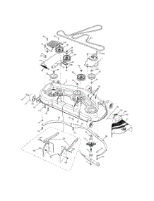 Mower Deck parts for Poulan Riding Mower Tractor PB22H54YT from AppliancePartsPros.com