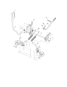 Mower Lift parts for Poulan Riding Mower Tractor PBGT26H54 from AppliancePartsPros.com