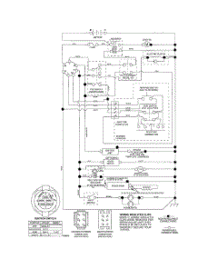 Schematic-Tractor parts for Poulan Riding Mower Tractor PBGT26H54 from AppliancePartsPros.com