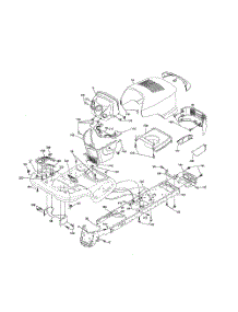 Chassis parts for Poulan Riding Mower Tractor PBGT26H54 from AppliancePartsPros.com