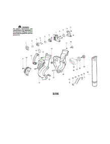 Housing  /  Tube  /  Handle parts for Poulan Leaf Blower PBV200 from AppliancePartsPros.com