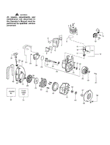 Engine Assembly parts for Poulan Leaf Blower PBV200 TYPE 5 from AppliancePartsPros.com