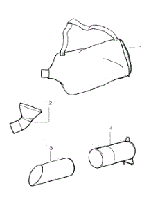 Vacuum Assembly parts for Poulan Leaf Blower PBV200 TYPE 5 from AppliancePartsPros.com