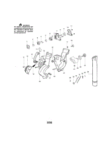 Housing  /  Handle  /  Tube parts for Poulan Leaf Blower PBV200LE TYPE 1 from AppliancePartsPros.com