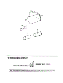 Vacuum Tube  /  Carburetor parts for Poulan Leaf Blower PBV200LE TYPE 3 from AppliancePartsPros.com