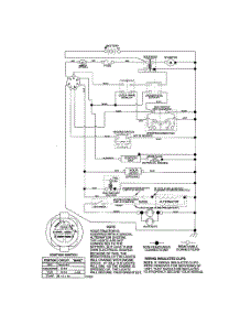 Schematic-Tractor parts for Poulan Riding Mower Tractor PD17542LT from AppliancePartsPros.com