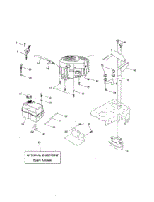 Engine parts for Poulan Riding Mower Tractor PD20H42STA from AppliancePartsPros.com