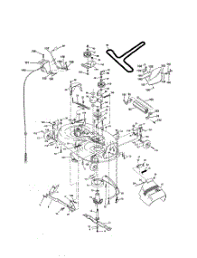 Mower Deck parts for Poulan Riding Mower Tractor PD20H42STA from AppliancePartsPros.com