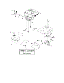 Engine parts for Poulan Riding Mower Tractor PK1942LT from AppliancePartsPros.com