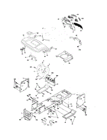 Chassis parts for Poulan Riding Mower Tractor PK1942LT from AppliancePartsPros.com