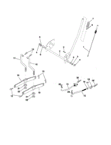 Mower Lift parts for Poulan Riding Mower Tractor PK1942LT from AppliancePartsPros.com